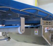 Troughed rod bed conveyor system
