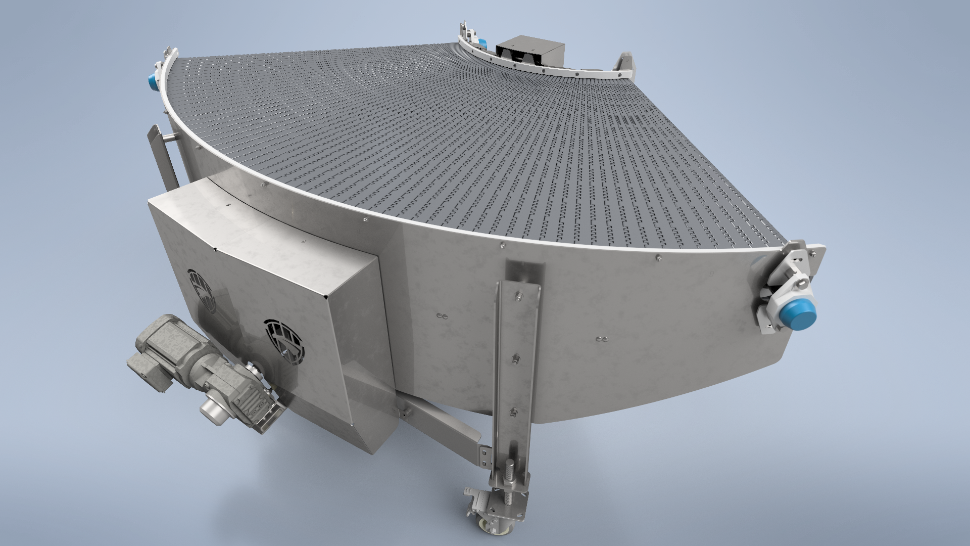 Modular Plastic Constant Turn Conveyor